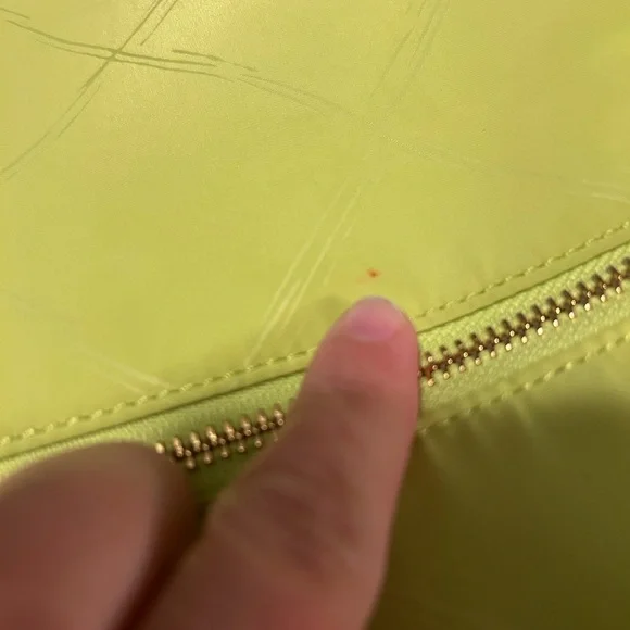 Vera Bradley Preppy Poly NoSo Tote in Citrine (Lime Green) NWT READ - Picture 8 of 9